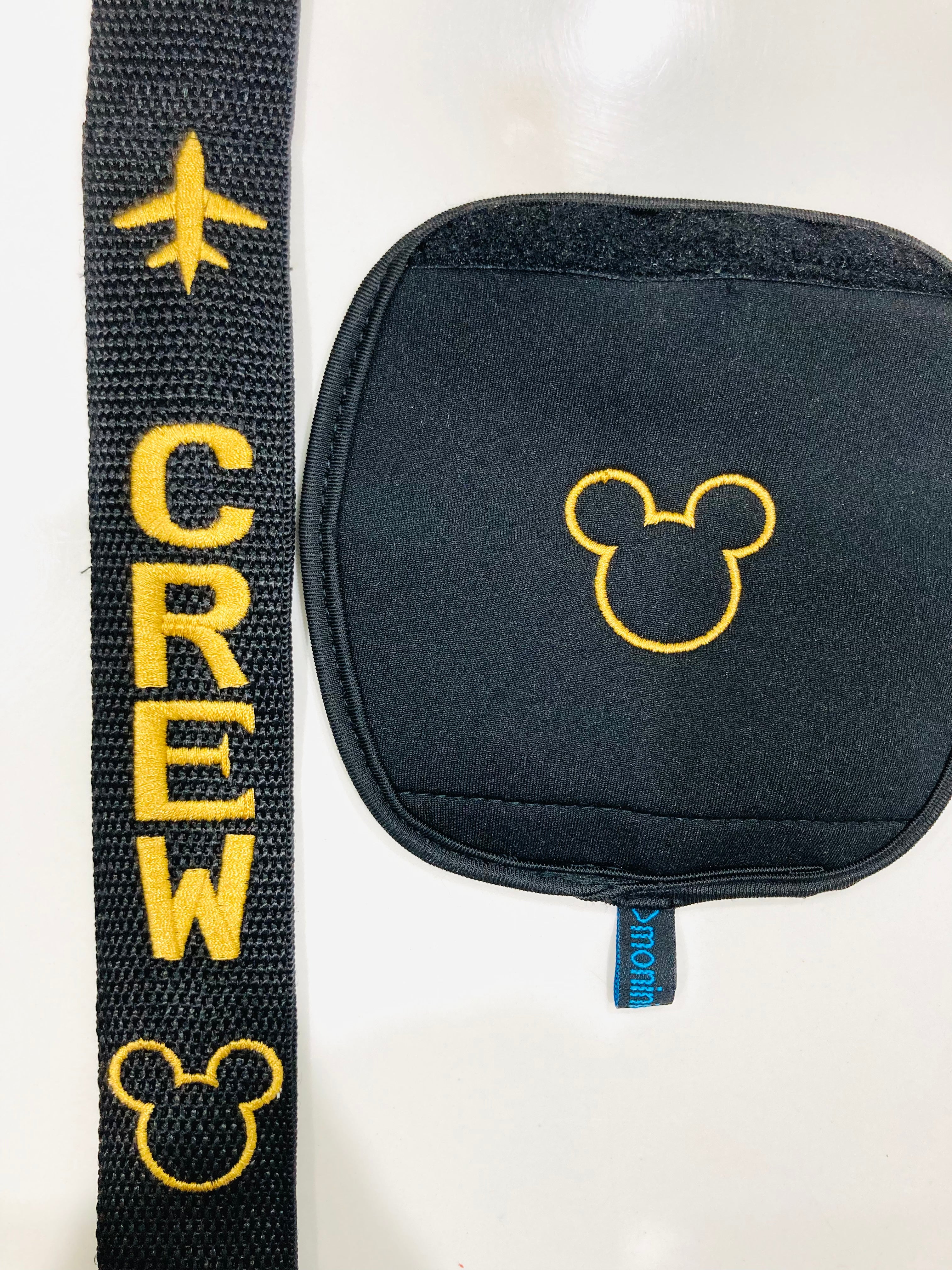 Mickey & Minnie luggage tags Gold Collection