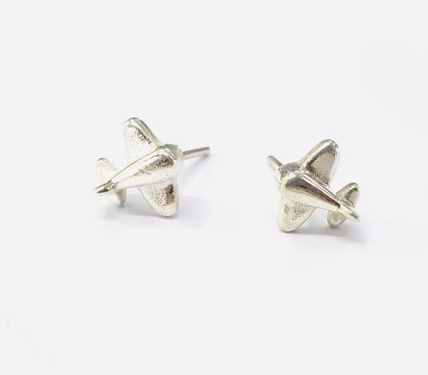 Moninicrew collection airplane earrings