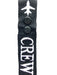 Crew Double Button Luggage Tags - White Color