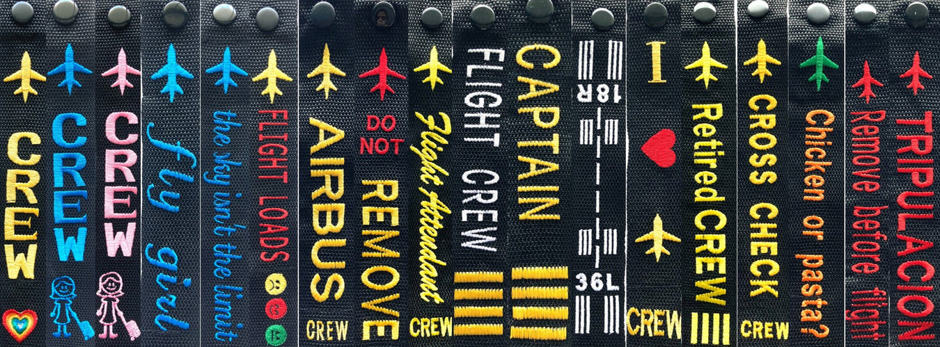 AIRLINE LINGO Crew Luggage Tags