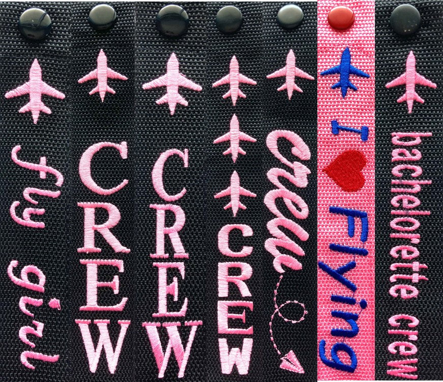 CREW PINK Luggage Tags