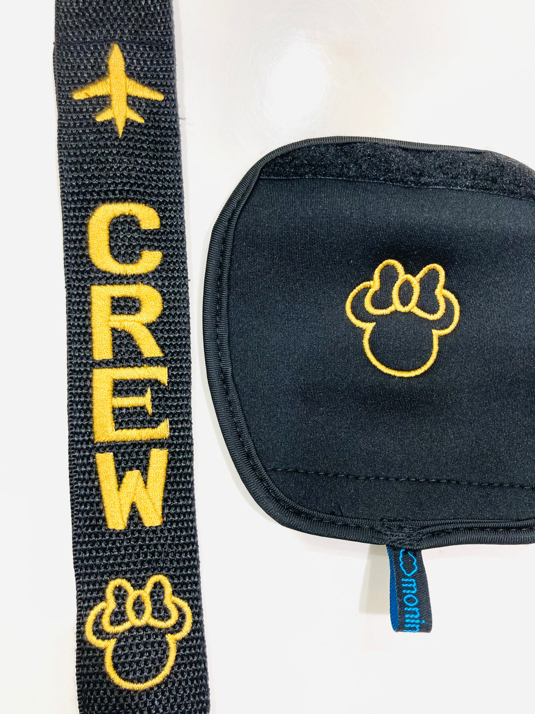 Mickey & Minnie luggage tags Gold Collection