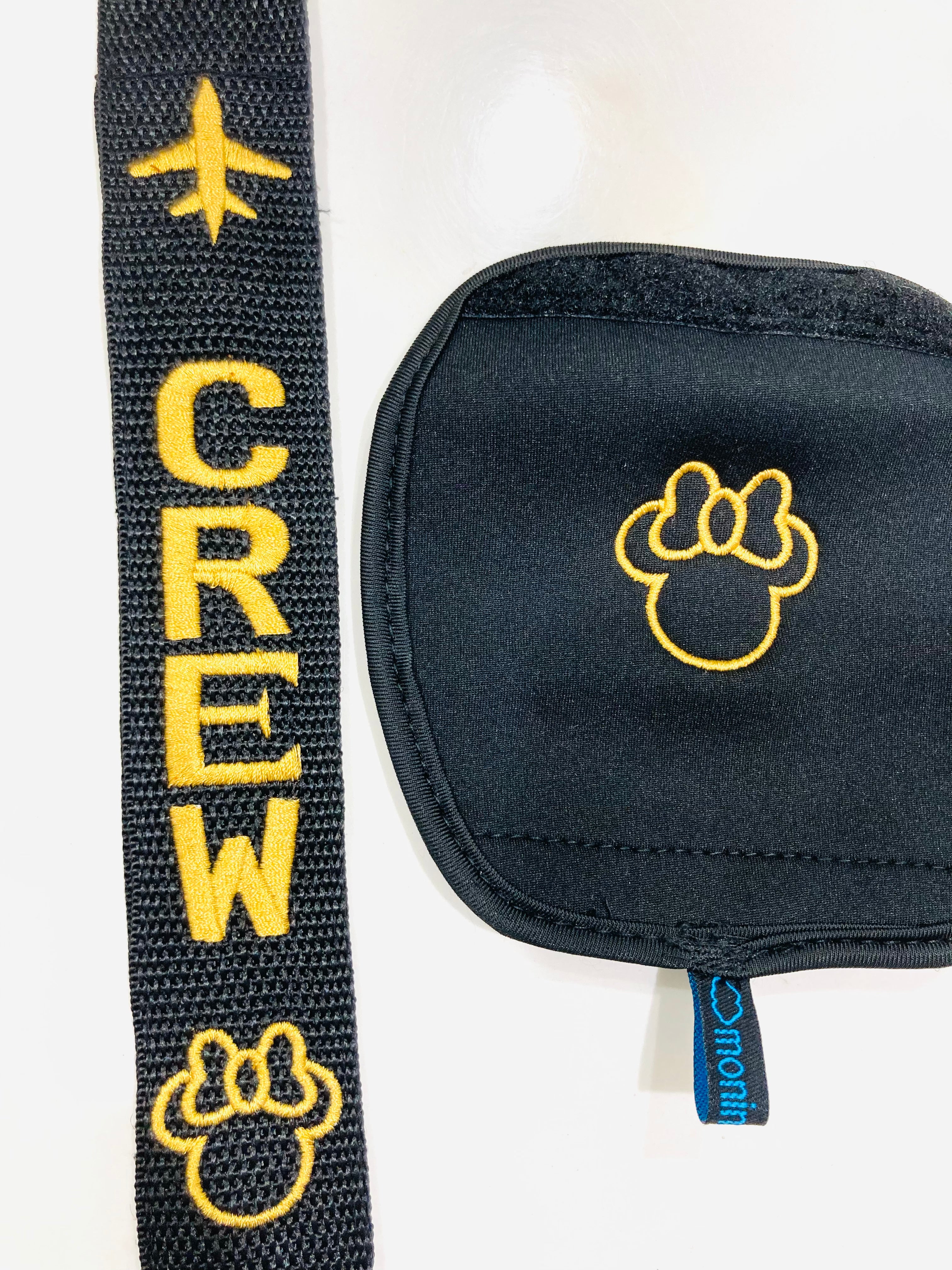 Mickey & Minnie luggage tags Gold Collection