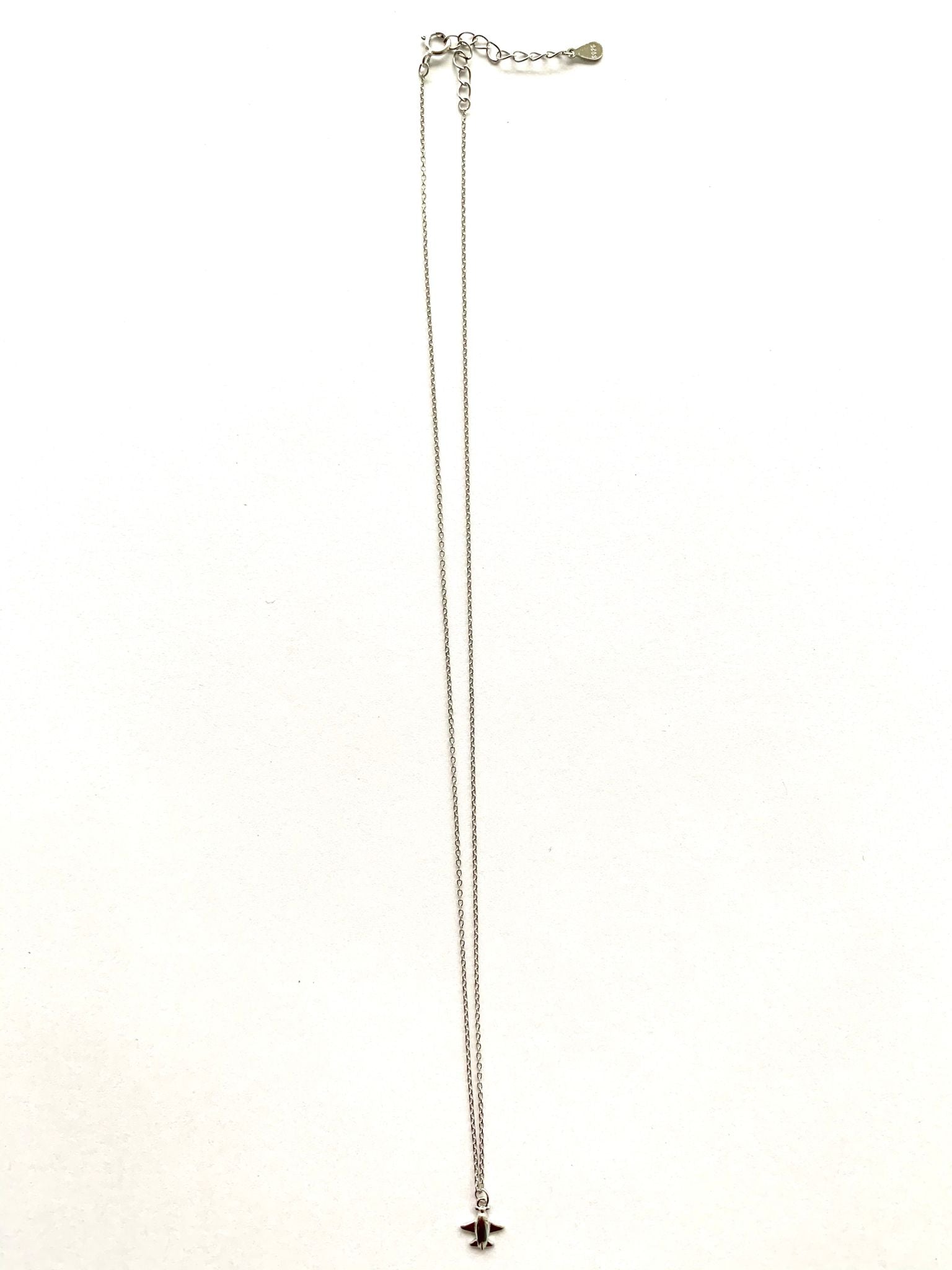 Airplane tiny necklace *