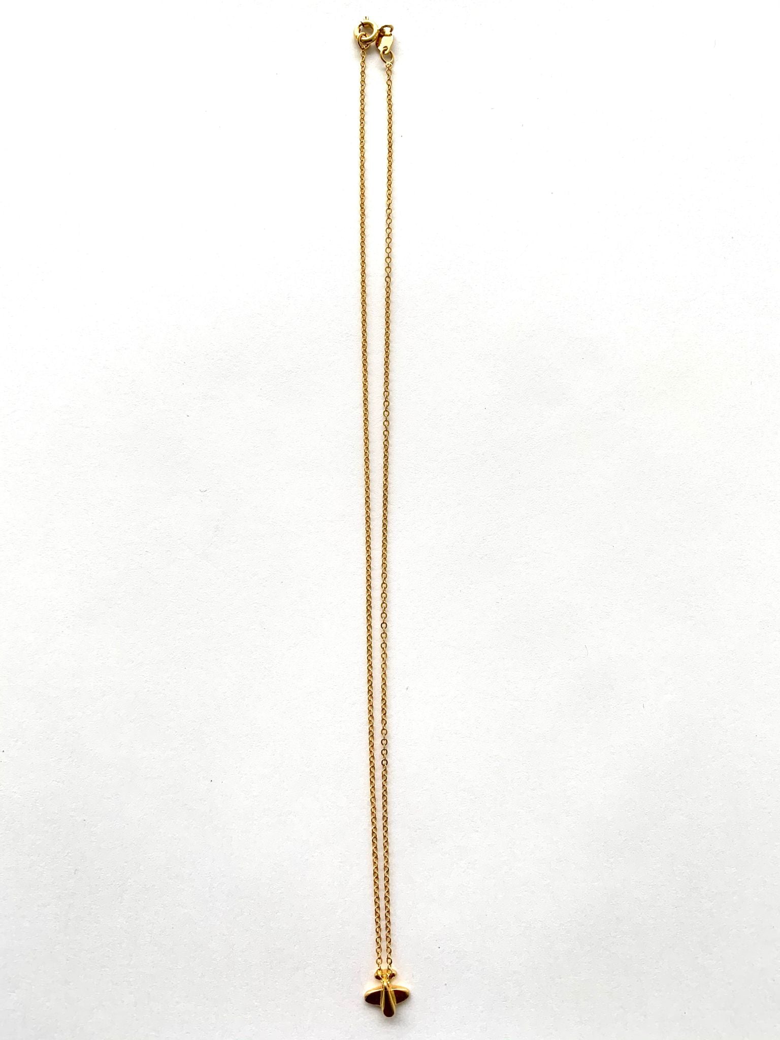 Moninicrew Airplane necklace (gold plated)