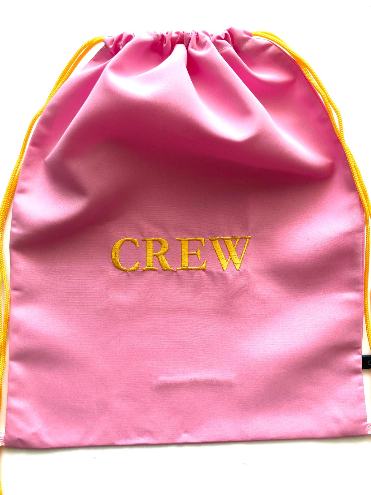 Pink crew bag