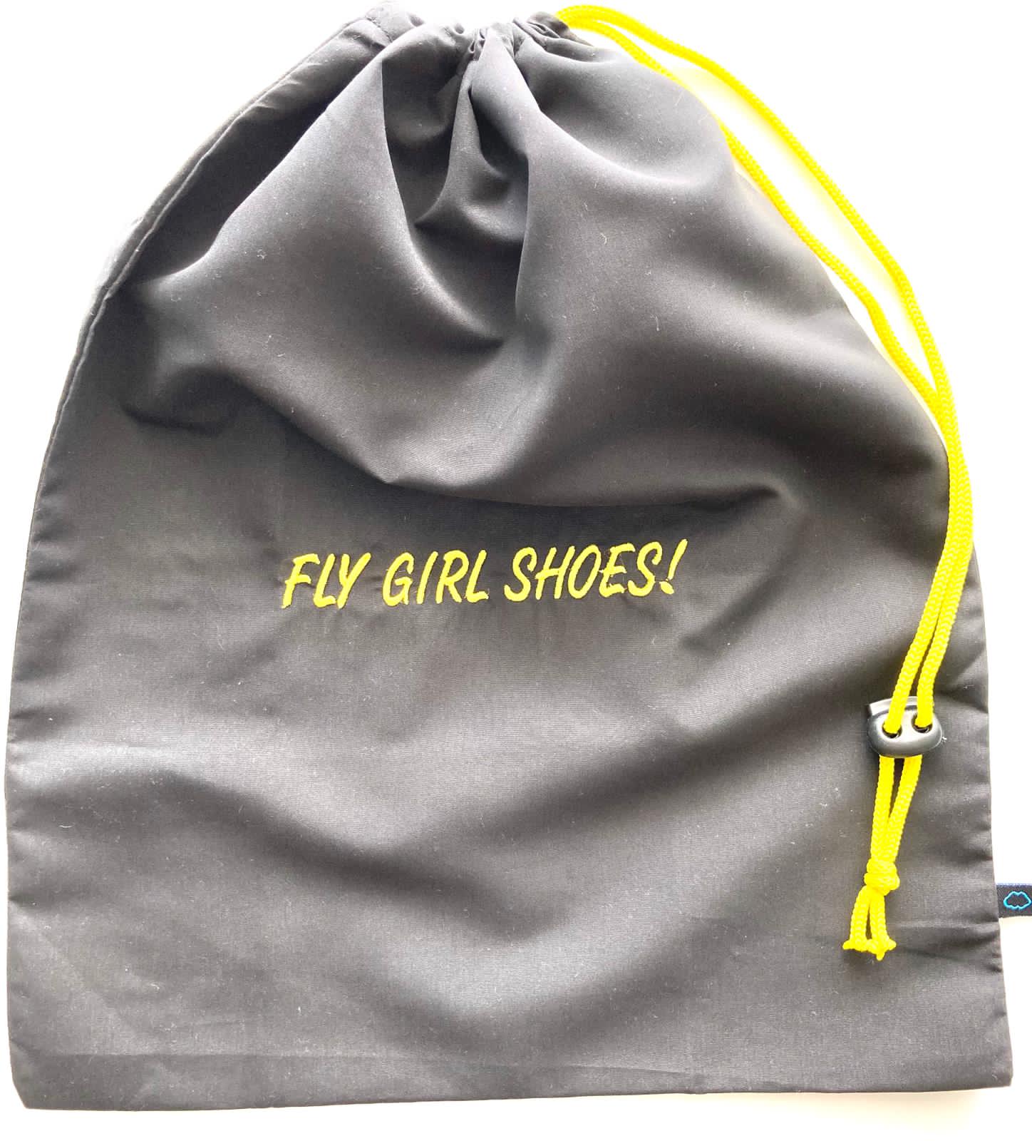 Fly girl shoes black bag