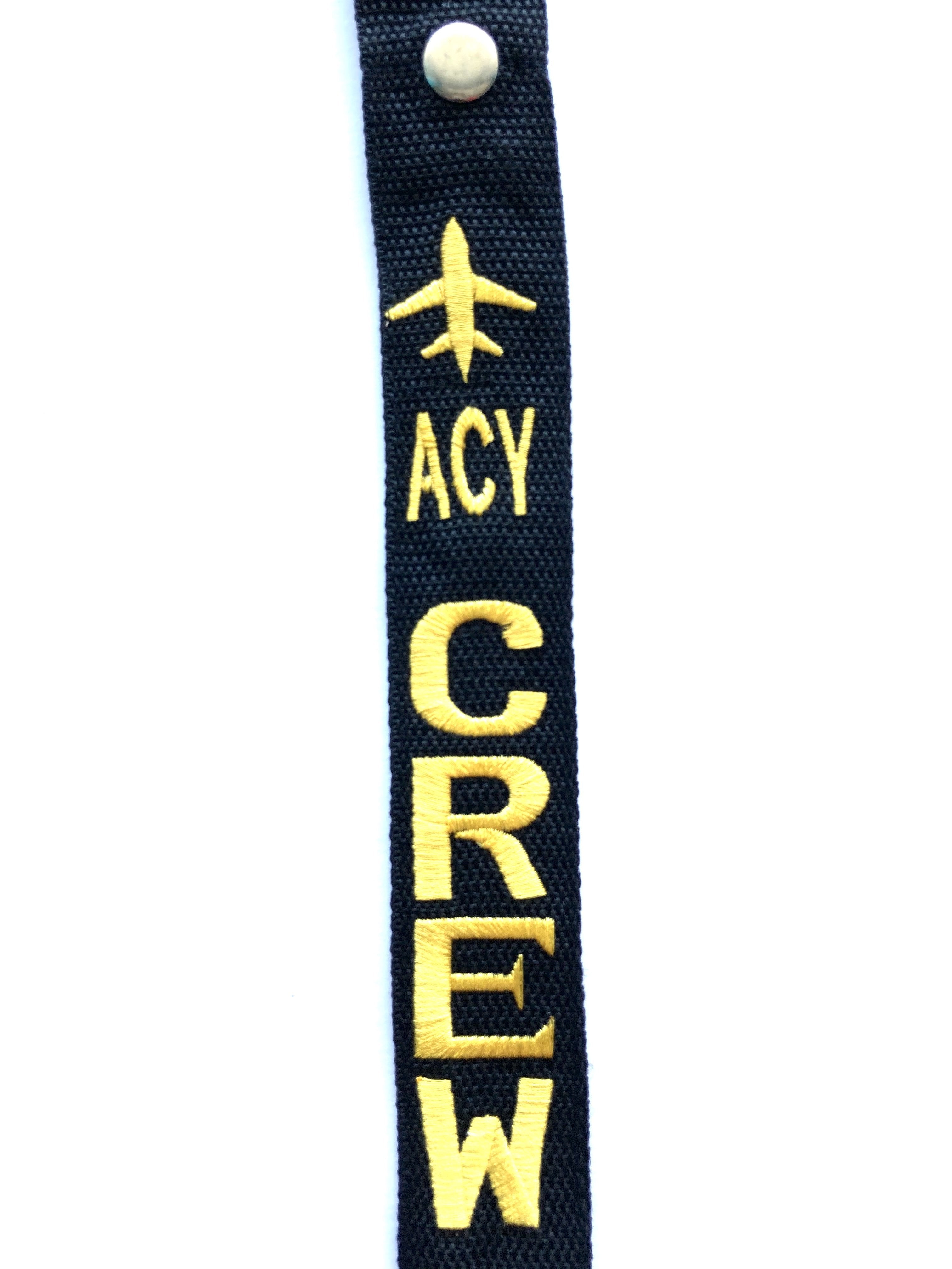 CREW Luggage Tag - ACY Yellow
