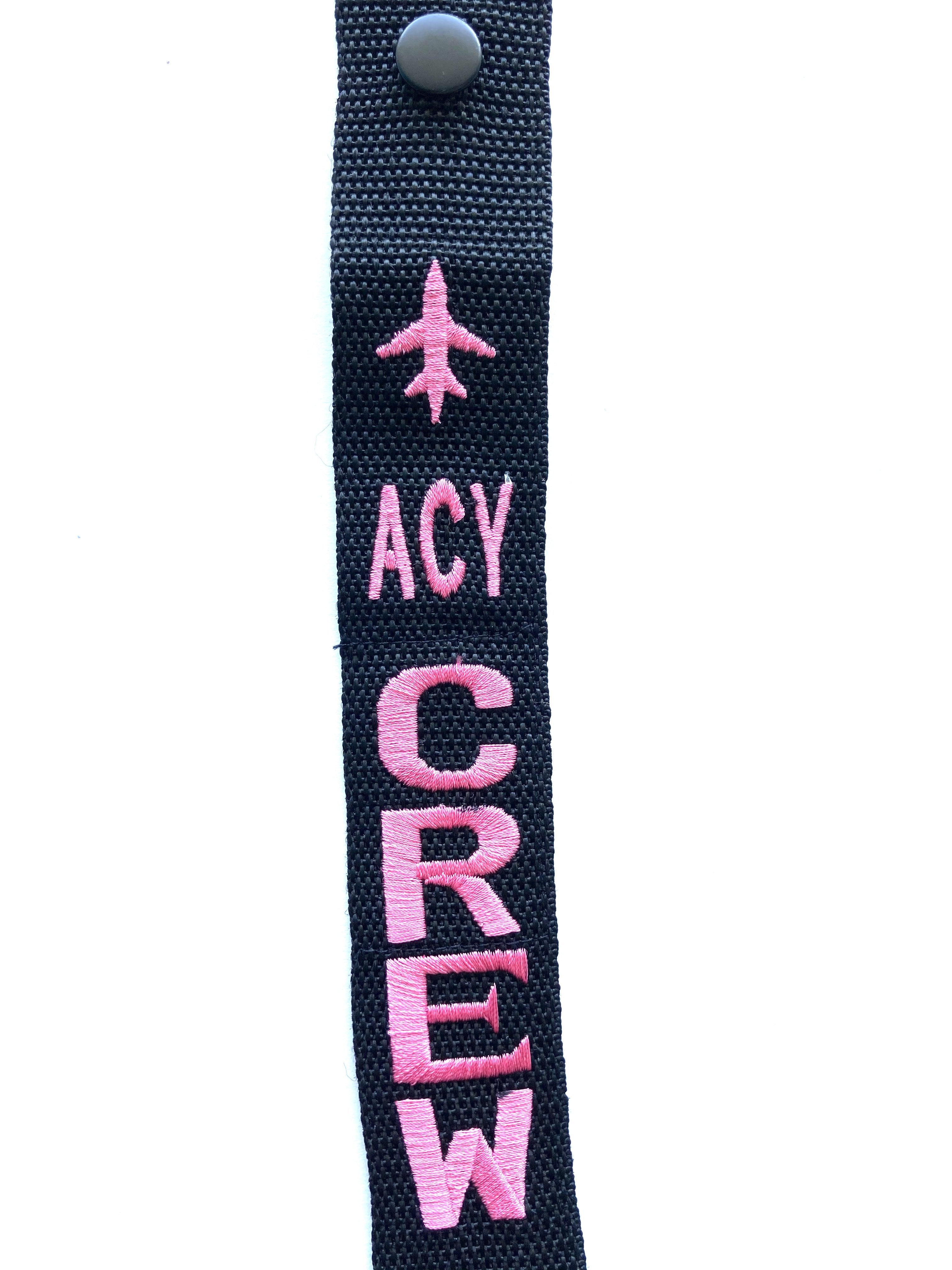 CREW Luggage Tag - ACY Pink