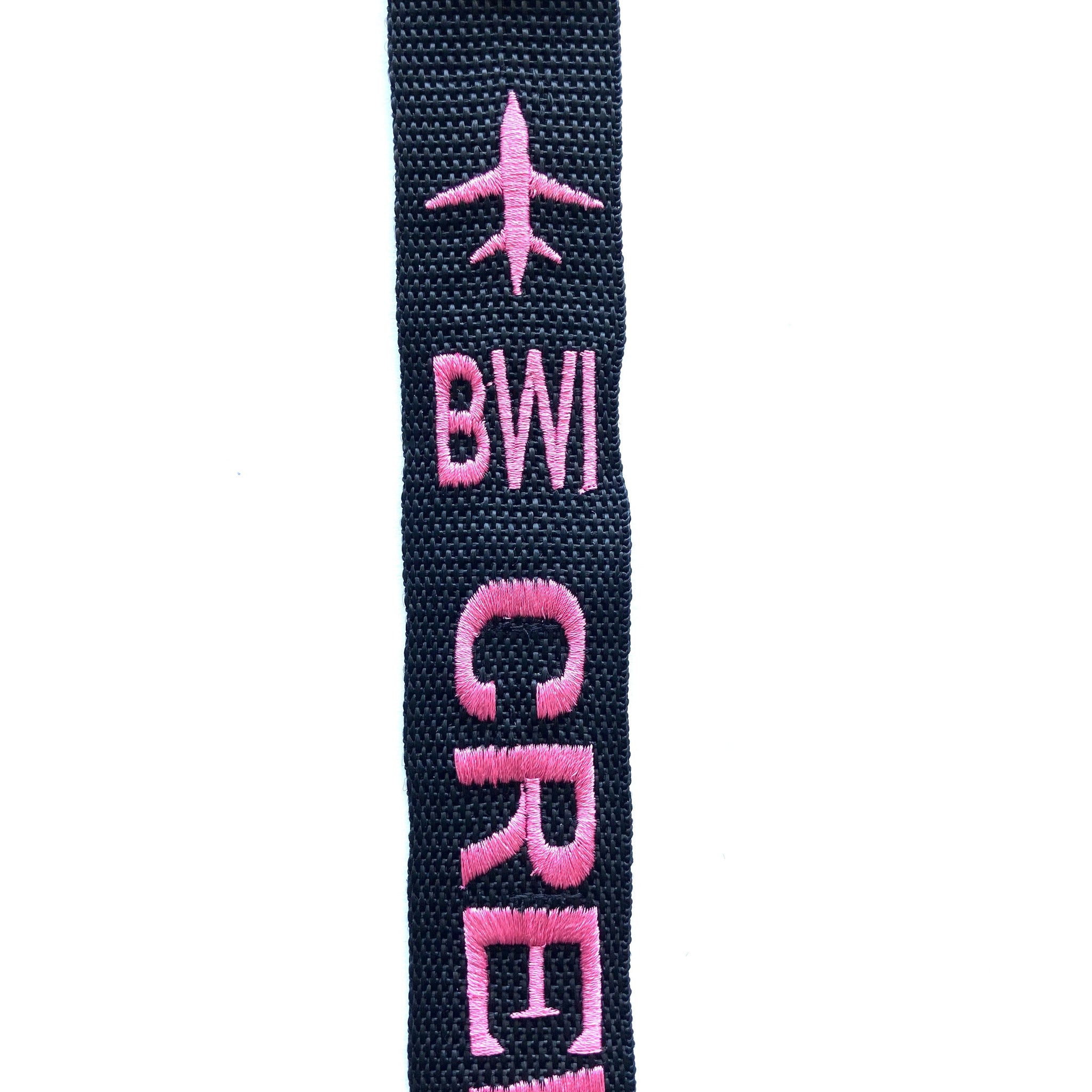 CREW Luggage Tag - BWI Pink