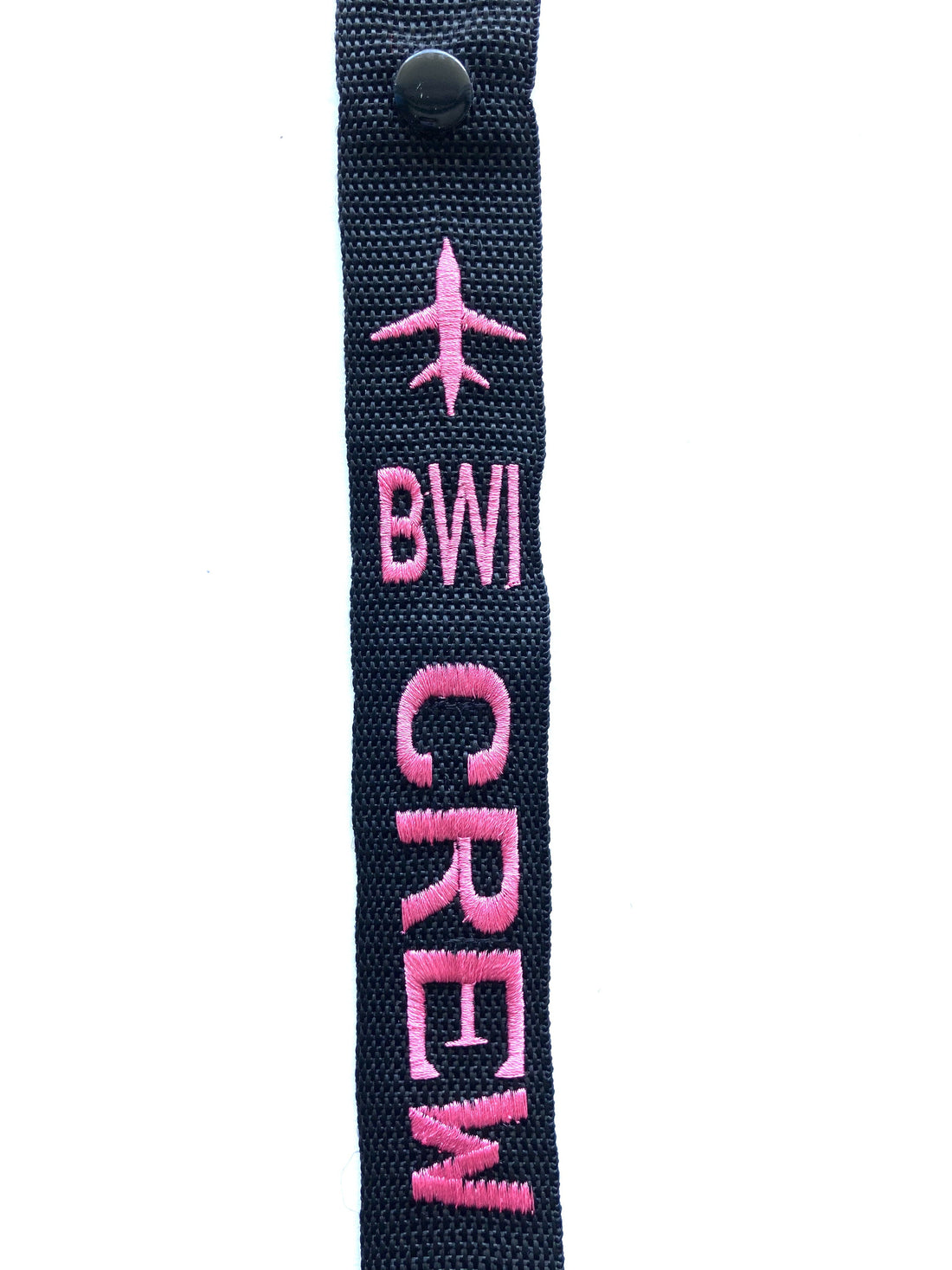 CREW Luggage Tag - BWI Pink