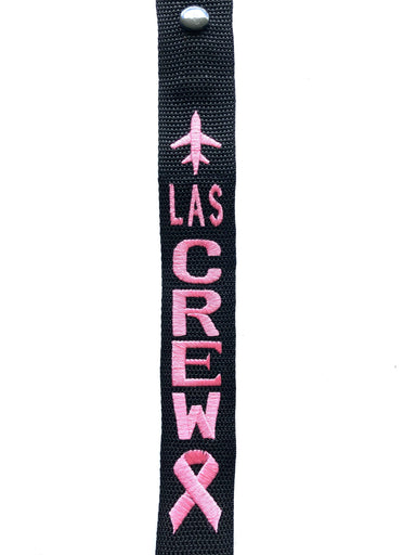 CREW Luggage Tag - LAS Pink &