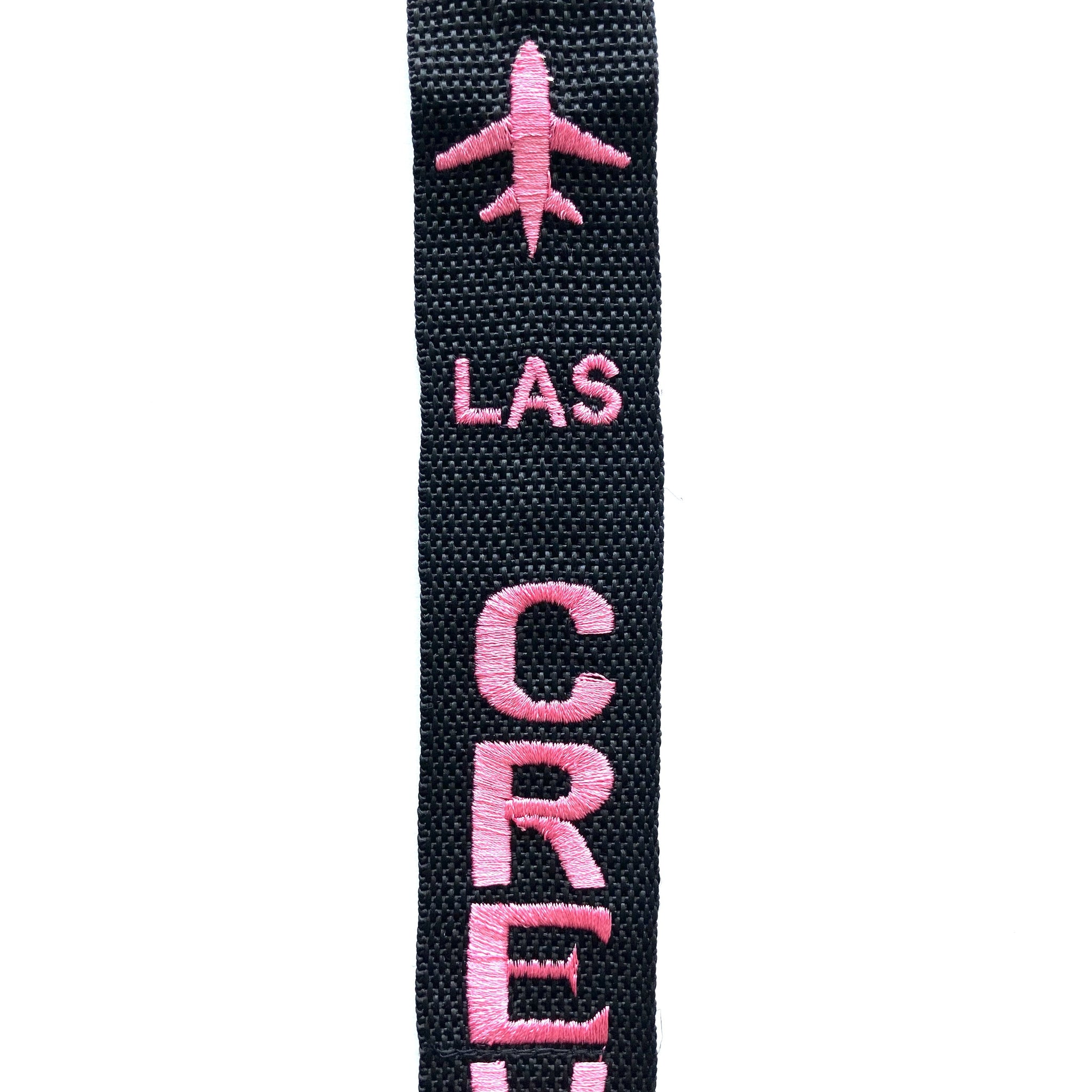CREW Luggage Tag - LAS Pink