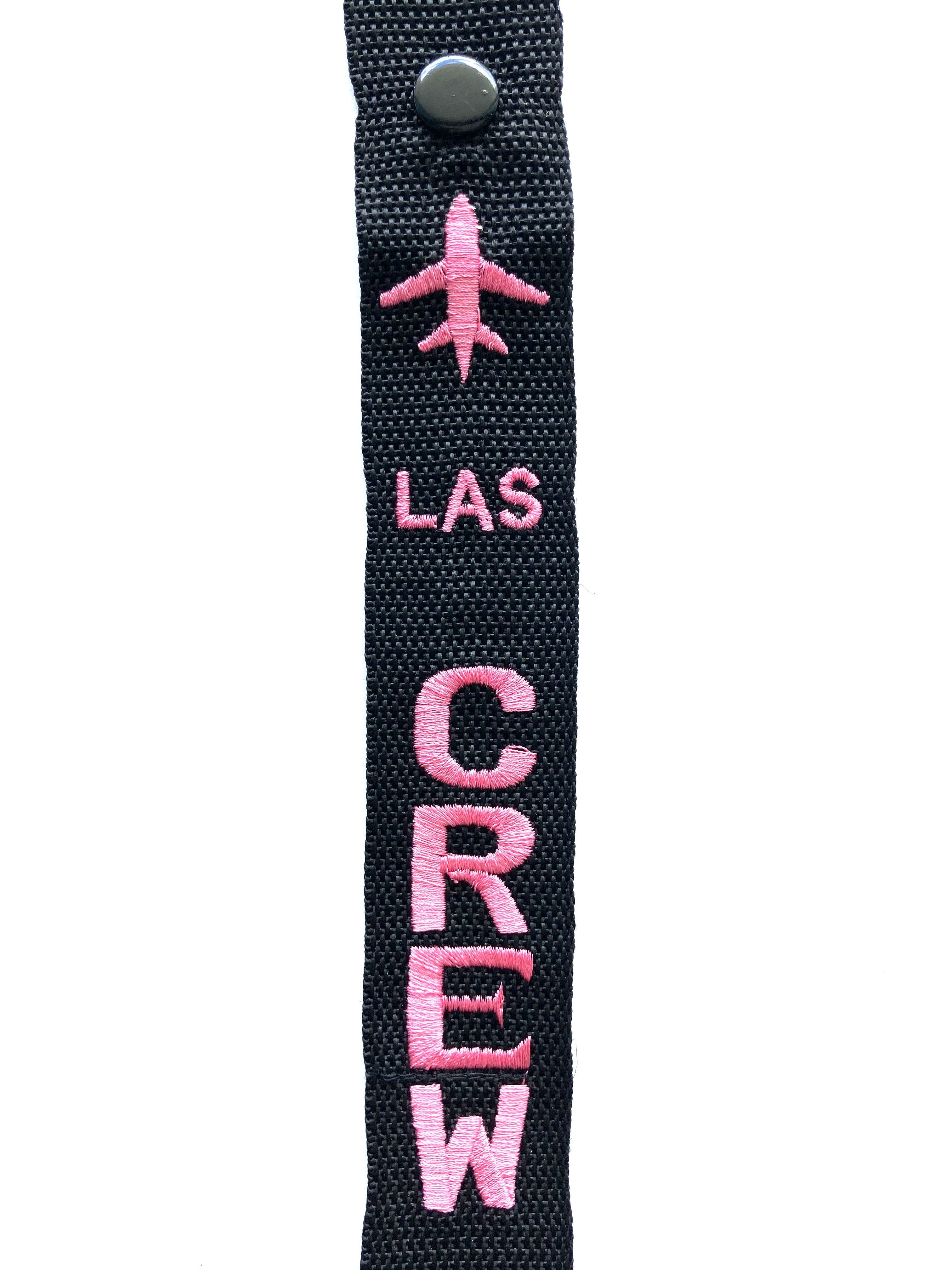 CREW Luggage Tag - LAS Pink