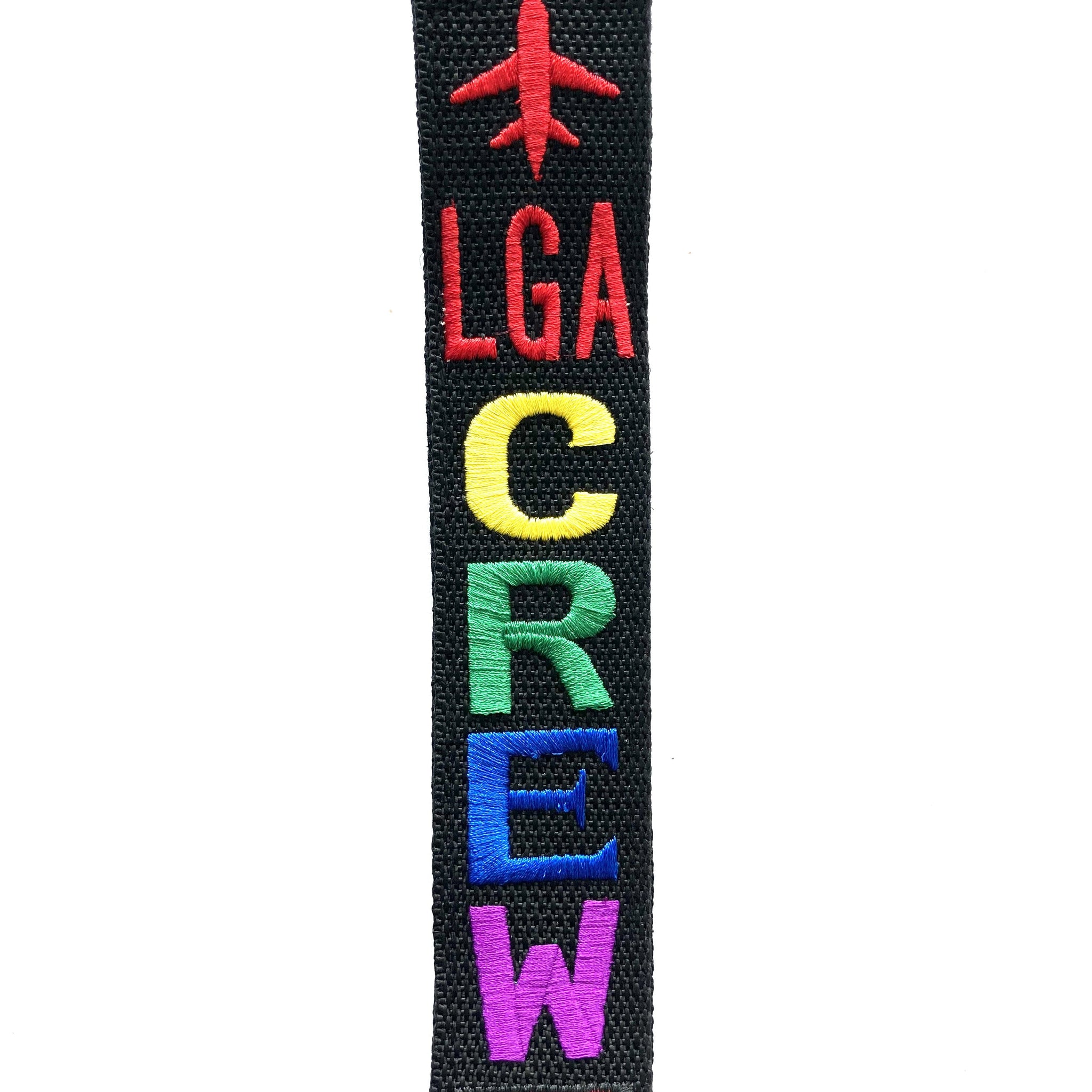 CREW Luggage Tag - LGA Pride flag