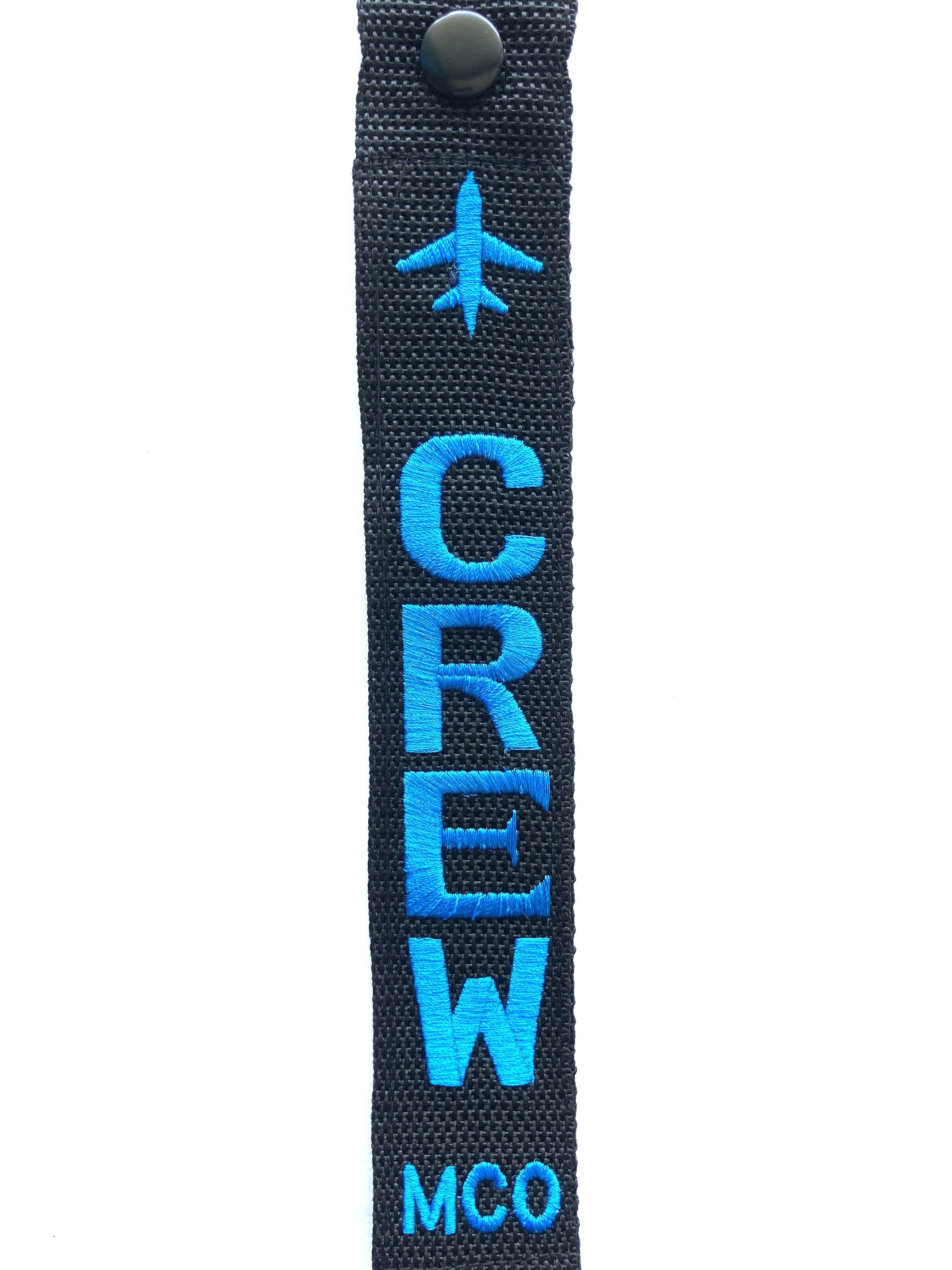 CREW Luggage Tag - MCO Blue