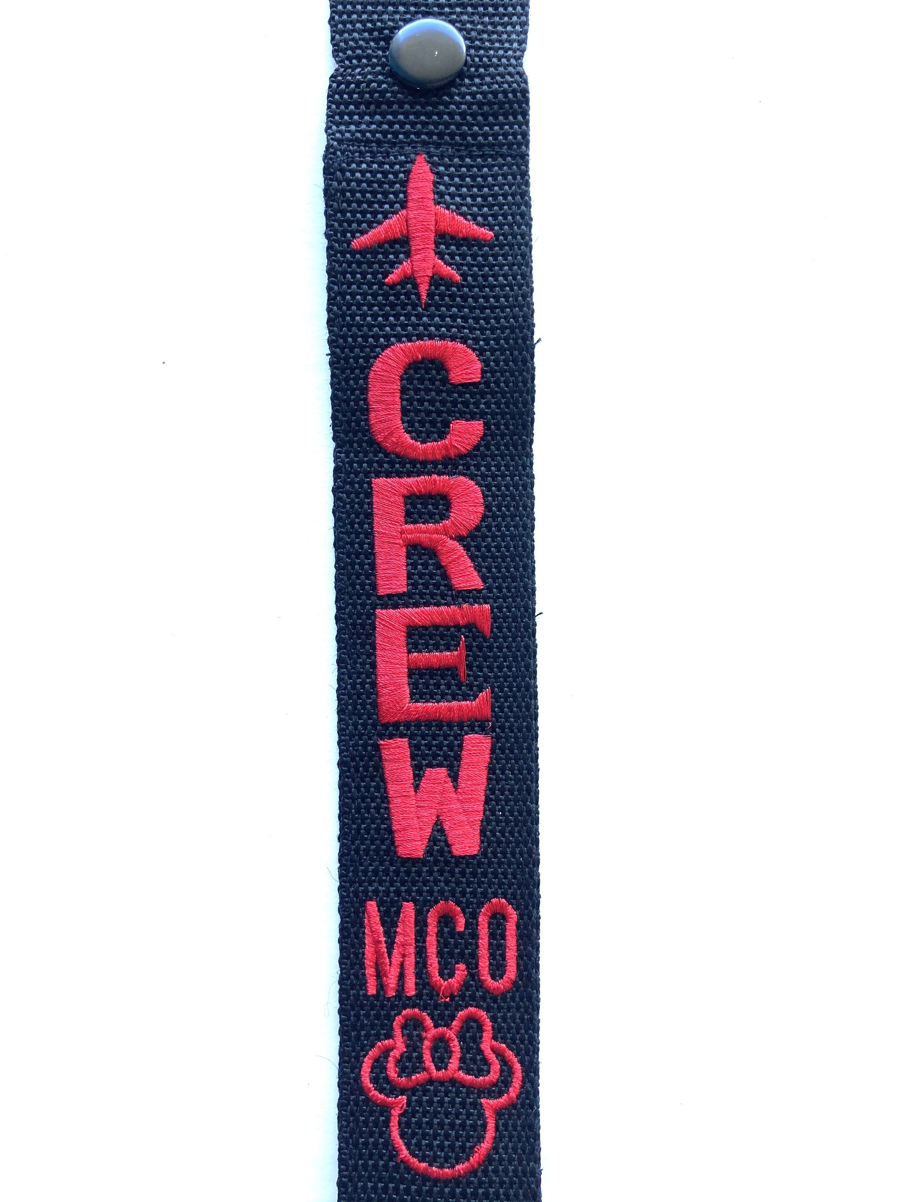 CREW Luggage Tag - MCO Red Minnie