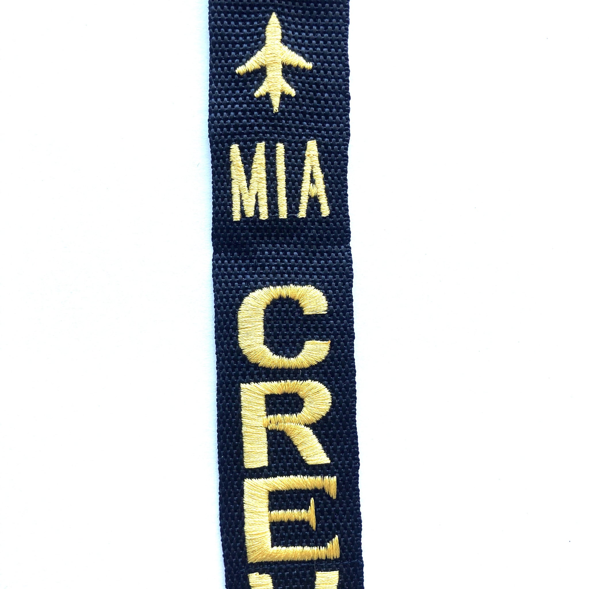 CREW Luggage Tag - MIA Gold