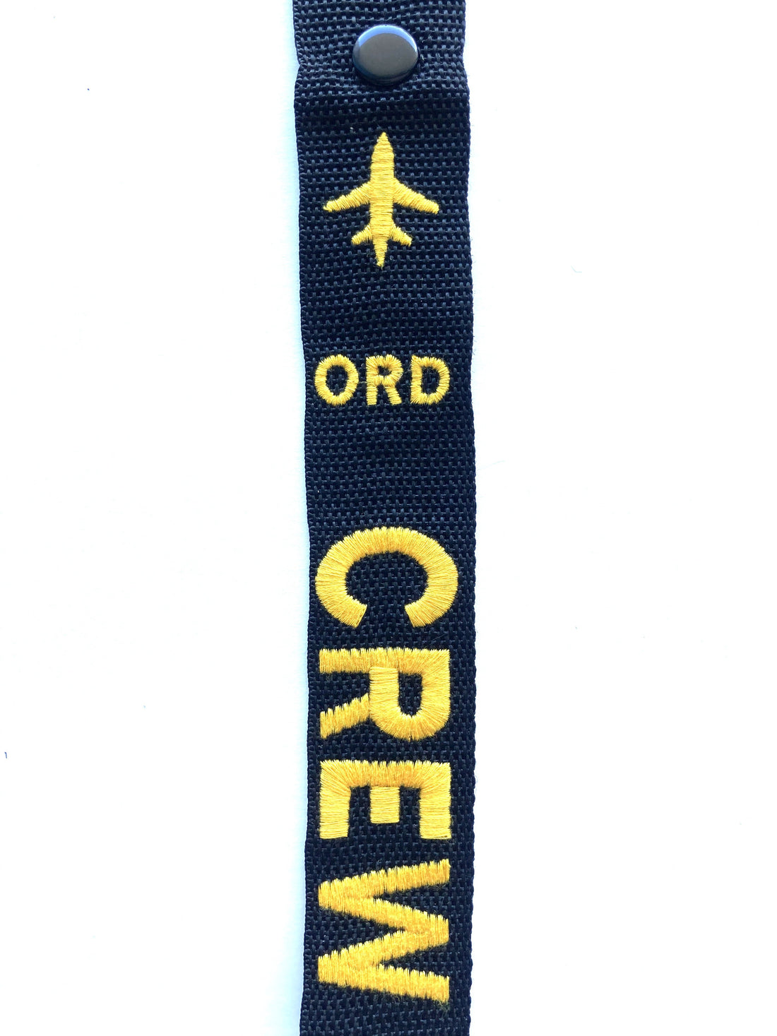 CREW Luggage Tag - ORD Yellow
