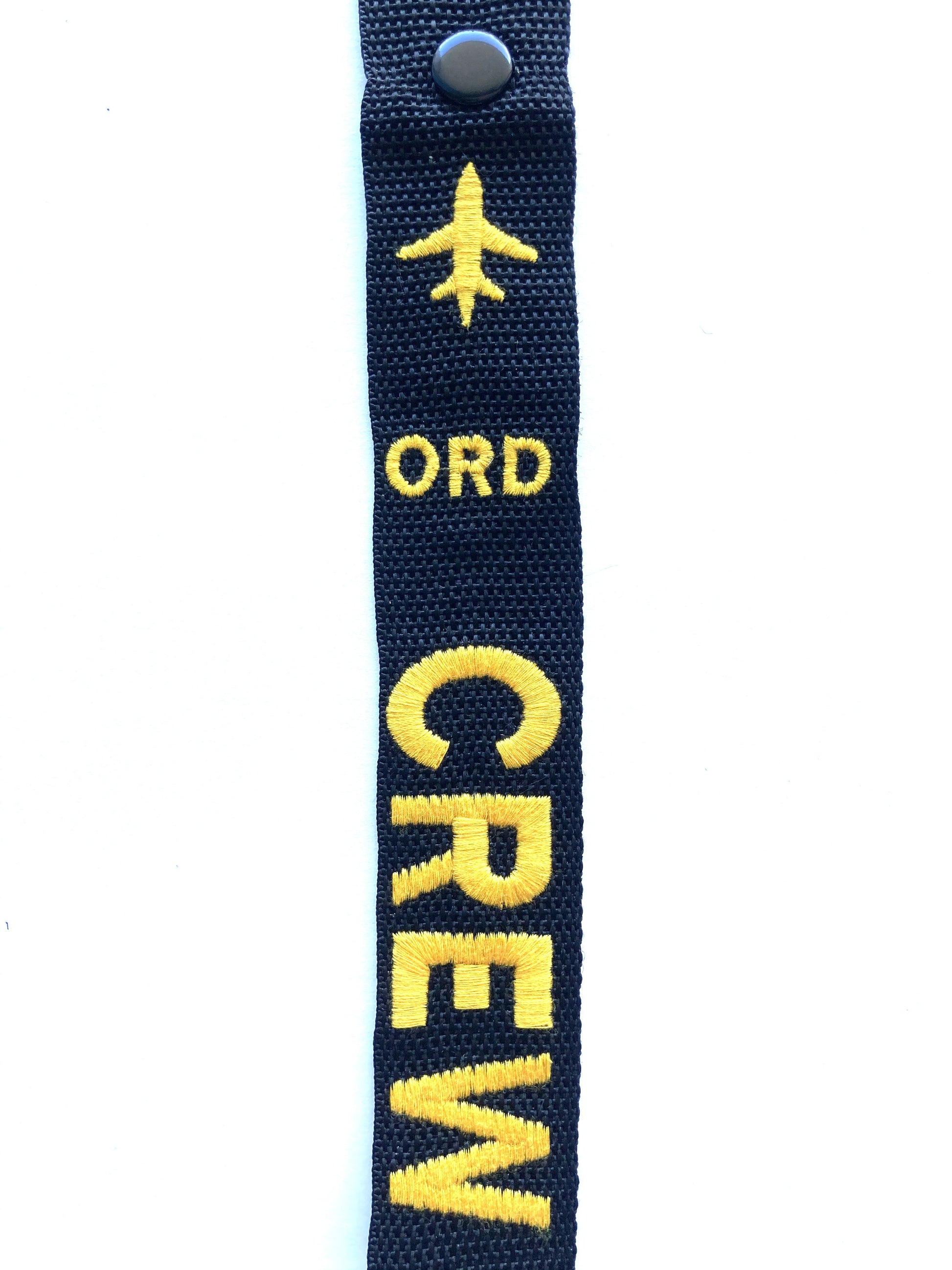 CREW Luggage Tag - ORD Yellow