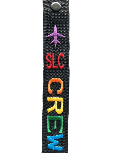 CREW Luggage Tag - SLC Rainbow