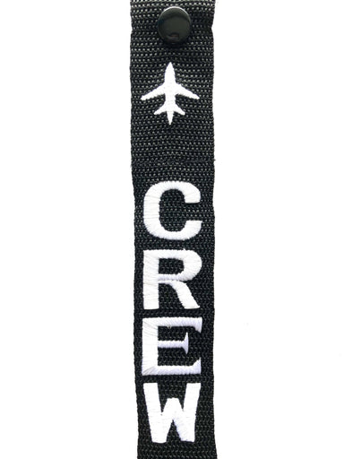 CREW Luggage Tag - WHITE Color
