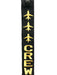 Crew Luggage Tag - GOLD 3 airplanes