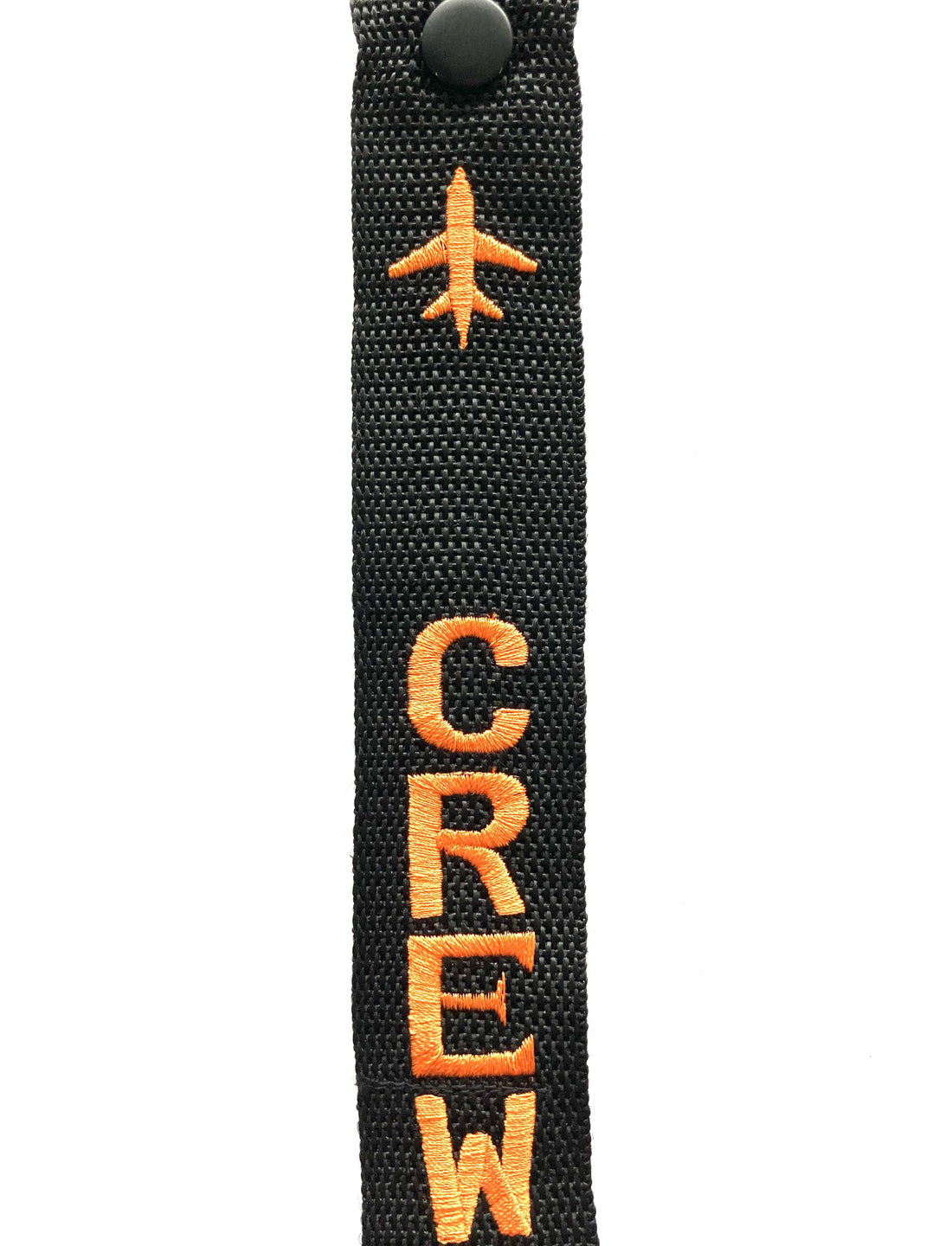 Crew Luggage Tag - ORANGE Small Font