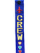 Crew Luggage Tag - YELLOW ON BLUE