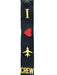 AIRLINE LINGO LUGGAGE TAGS I love planes crew