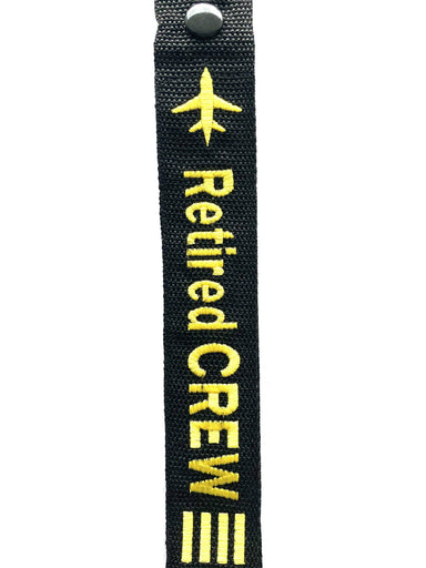 AIRLINE LINGO LUGGAGE TAGS Retired Crew