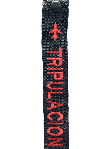 AIRLINE LINGO LUGGAGE TAGS Tripulacion