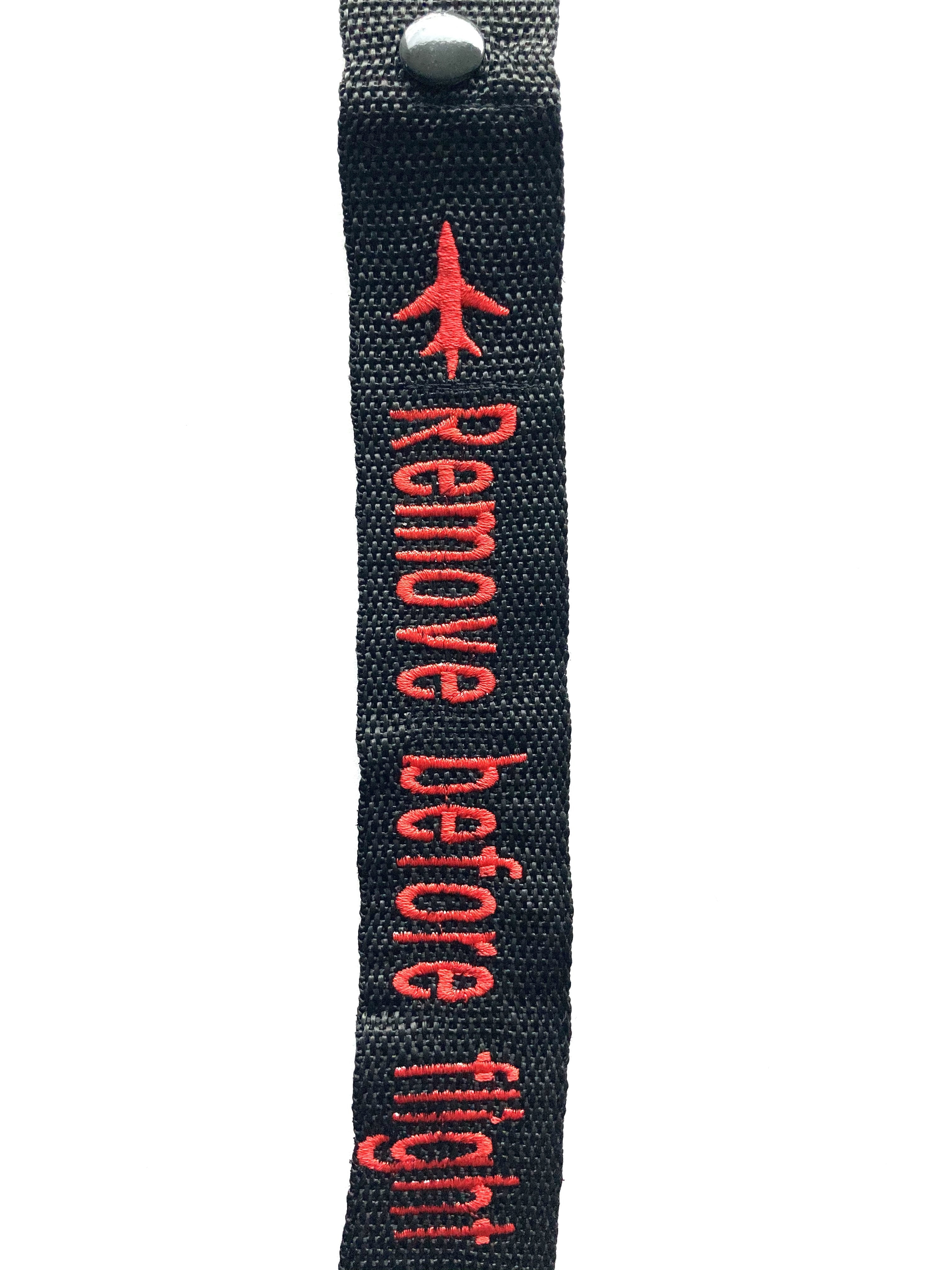 AIRLINE LINGO LUGGAGE TAGS Remove before flight