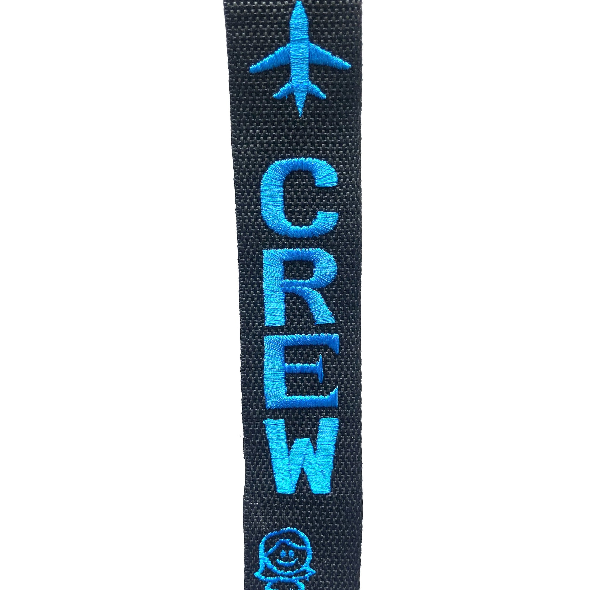 AIRLINE LINGO LUGGAGE TAGS Crew Blue F/A
