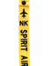 SPIRIT Luggage Tag - Spirit Airlines yellow NK Spirit Air yellow ON
