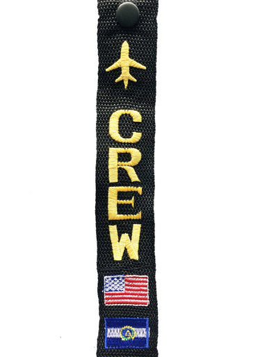 Crew & Flags - USA & NICARAGUA Crew Luggage Tag