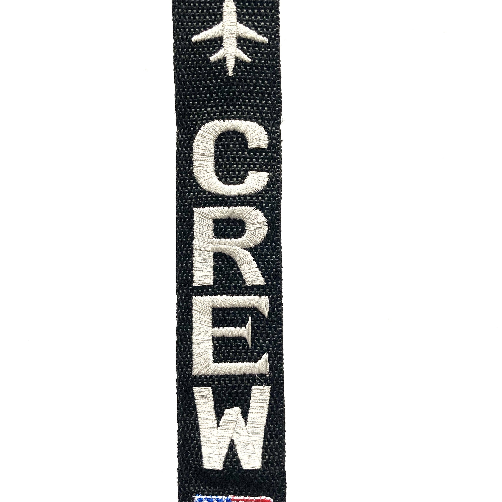 Crew & Flags - USA Crew Luggage Tag Silver