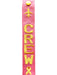 All Pink Luggage Tags - Crew yellow & pink