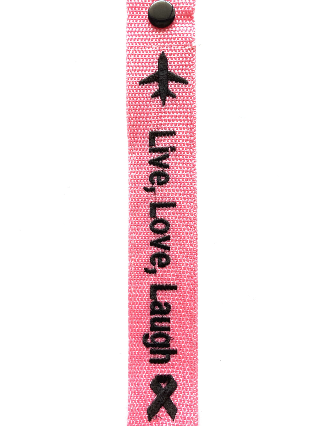 All Pink Luggage Tags - Live love laugh