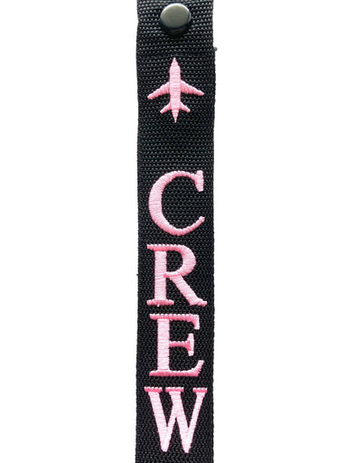 Crew Pink Luggage Tags - Crew