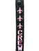 Crew Pink Luggage Tags - Crew 3 airplanes