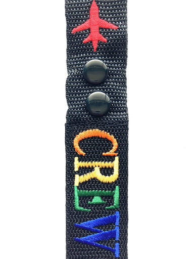 Crew Double Button Luggage Tags - Pride Color