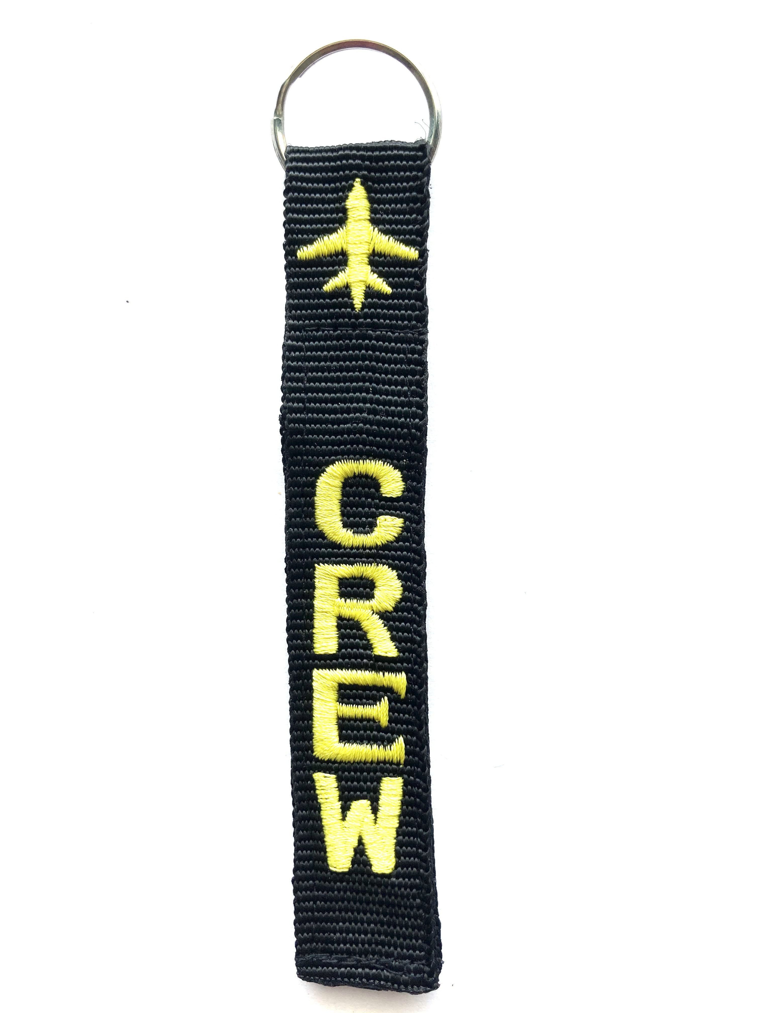 Crew Key Ring Luggage Tag - Yellow