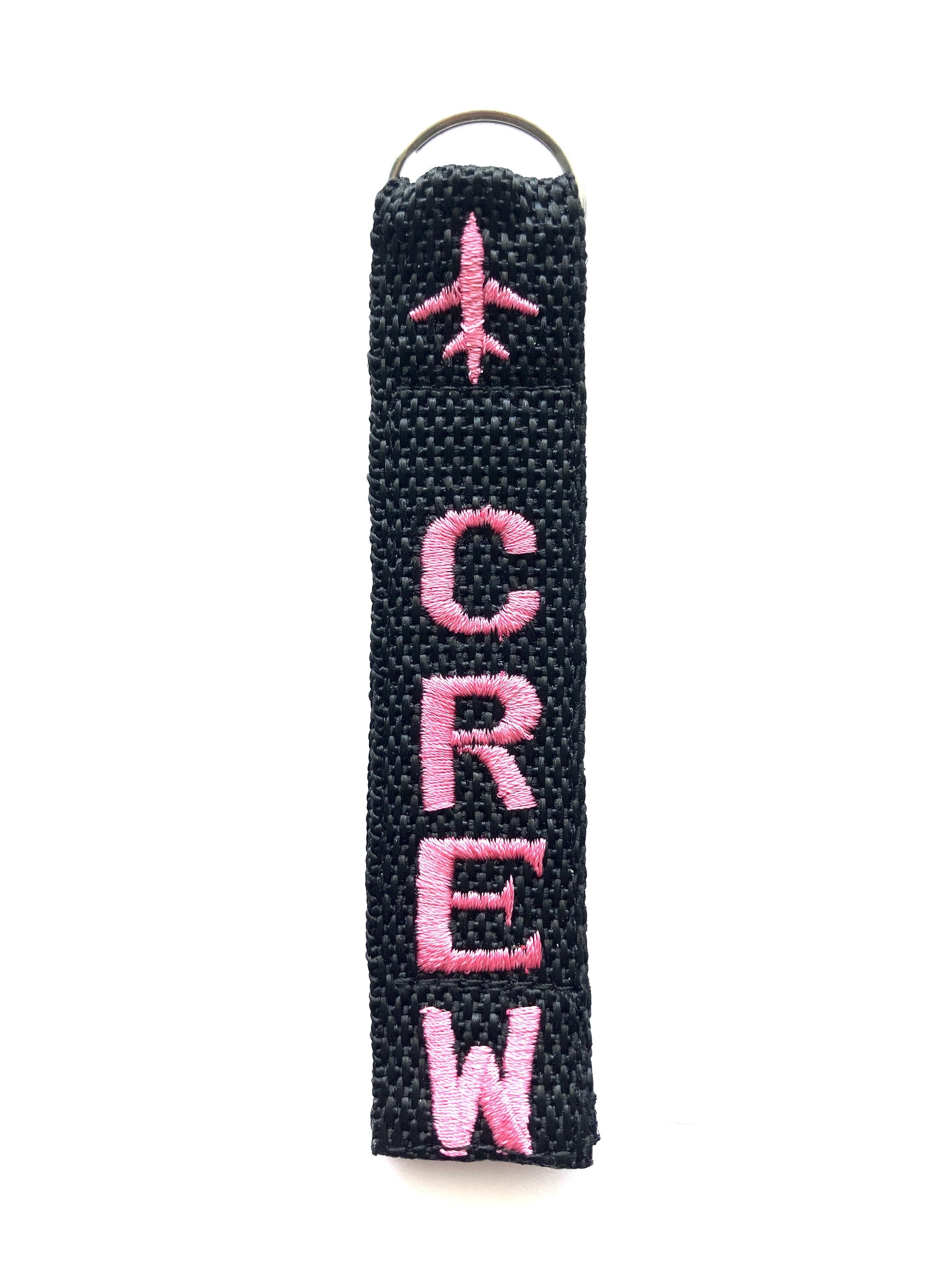 Crew Key Ring Luggage Tag - Pink