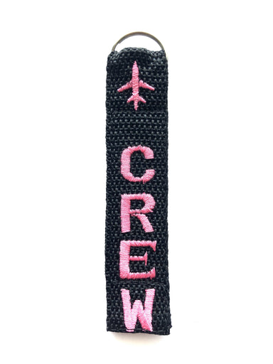 Crew Key Ring Luggage Tag - Pink