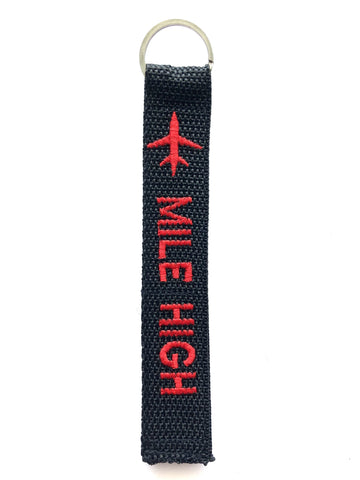 Mile High - Crew Key Ring Red