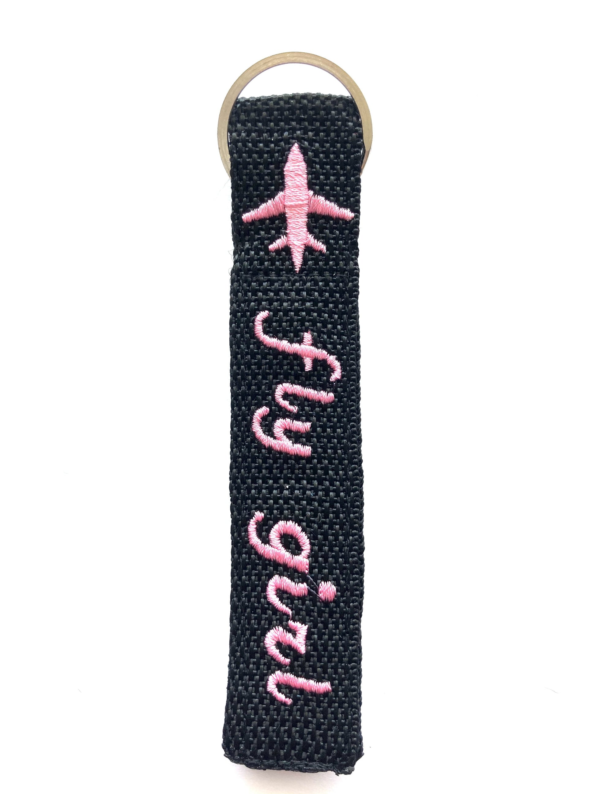 Fly girl - Crew Key Ring Pink