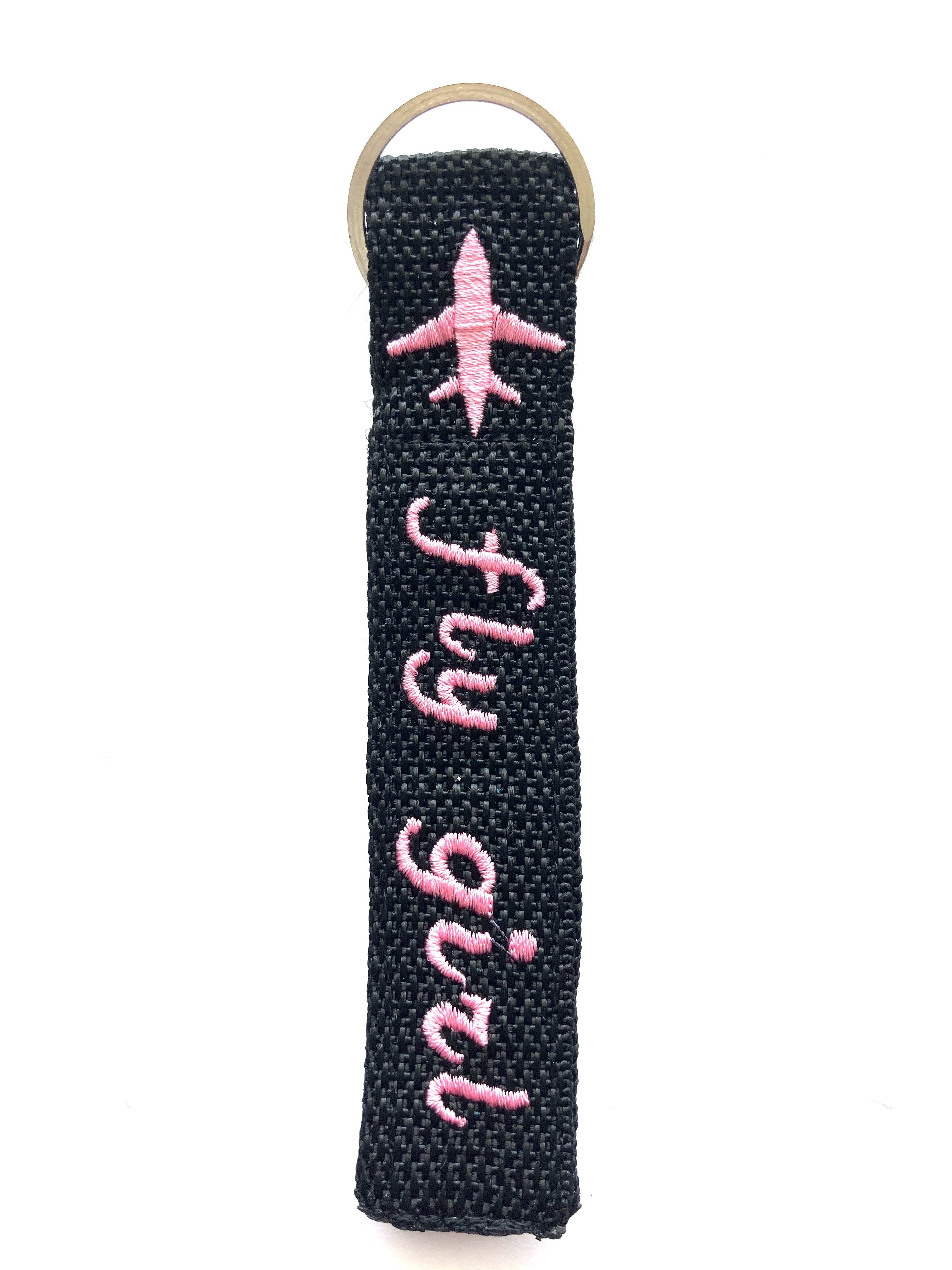 Fly girl - Crew Key Ring Pink