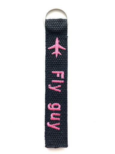 Fly guy - Crew Key Ring Pink