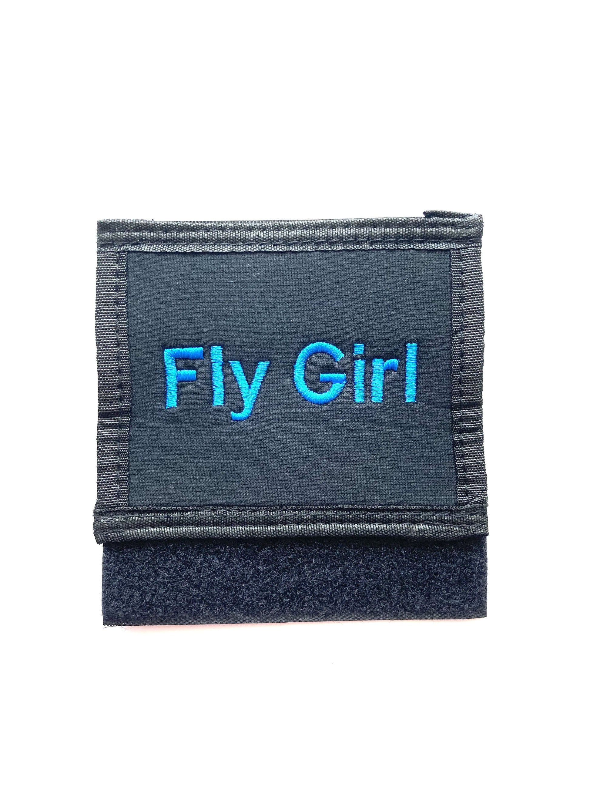 Fly Girl - Crew Luggage Handle Cover (Blue)